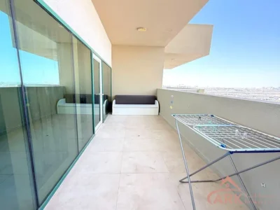 820 sqft Farishta Azizi Al Furjan Furnished 1BR | Convertible to 2BR | City View