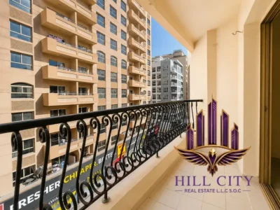 1,250 sqft Al Salam Tower Bright 2BR Apartment with Balcony | Al Barsha 1