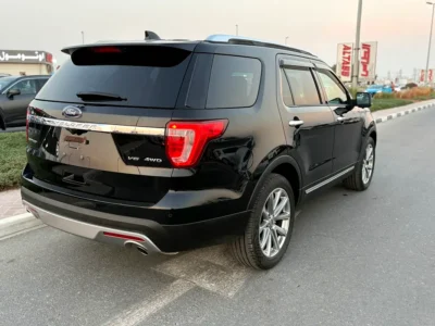 2016 Ford Explorer Limited 6 Cylinders Petrol Engine Black SUV Japanese Specs Well Maintained