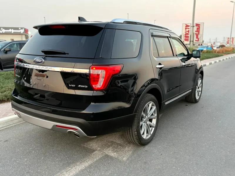 2016 Ford Explorer Limited 6 Cylinders Petrol Engine Black SUV Japanese Specs Well Maintained