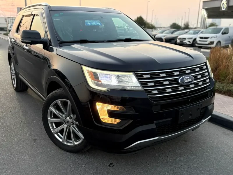 2016 Ford Explorer Limited 6 Cylinders Petrol Engine Black SUV Japanese Specs Well Maintained