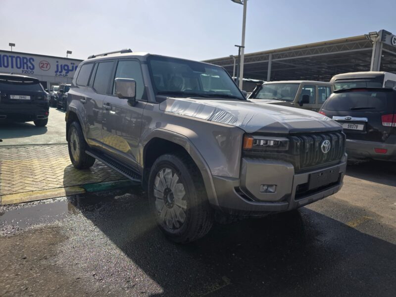 2026 TOYOTA PRADO ADVENTURE 2.4L Turbocharged 4 Cylinder Petrol Engine Silver Beige SUV