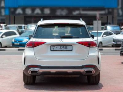 2019 Mercedes-Benz GLE-Class GLE 450 4MATIC 3.0L Turbo V6 Engine White Tan SUV GCC Specs