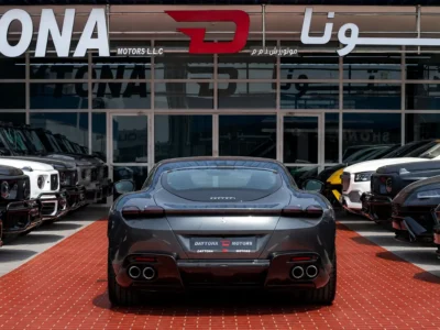 2023 Ferrari Roma Standard 3.9 Litres V8 Twin Turbo Petrol Engine Grey Tan Coupe Carbon Fiber