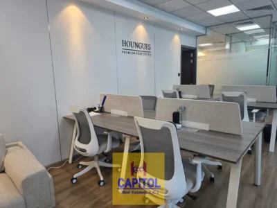 1,127 sqft WELL FURNISHED OFFICE WITH 4 GLASS PARTITION AVAILABLE FOR RENT IN BUSINESS BAY