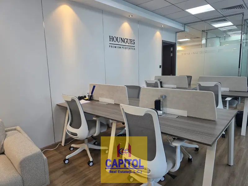 1,127 sqft WELL FURNISHED OFFICE WITH 4 GLASS PARTITION AVAILABLE FOR RENT IN BUSINESS BAY