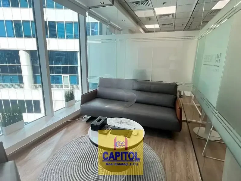 1,127 sqft WELL FURNISHED OFFICE WITH 4 GLASS PARTITION AVAILABLE FOR RENT IN BUSINESS BAY