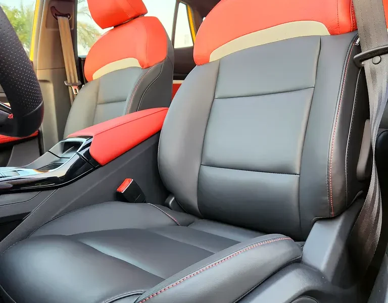 2023 MG GT Turbo 1.5L turbocharged 4 Cylinders Petrol Engine Yellow Black Sedan GCC Specs