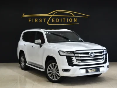 2026 Toyota Land Cruiser VXR 3.5L Twin Turbo 6 Cylinders Petrol Engine White Red SUV GCC