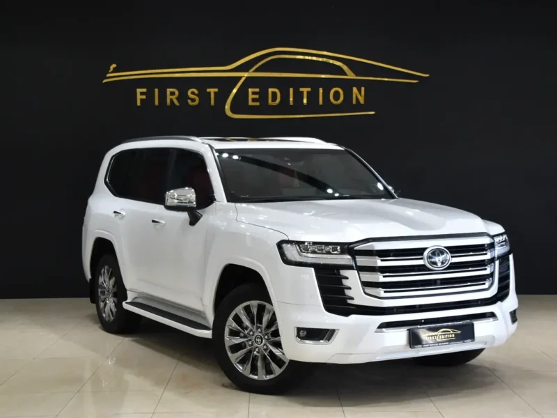 2026 Toyota Land Cruiser VXR 3.5L Twin Turbo 6 Cylinders Petrol Engine White Red SUV GCC