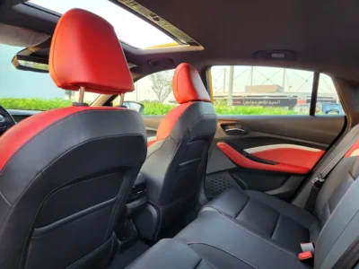 2023 MG GT Turbo 1.5L turbocharged 4 Cylinders Petrol Engine Yellow Black Sedan GCC Specs