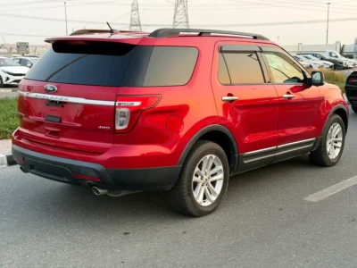 2012 Ford Explorer Limited 6 Cylinders Petrol Engine Red Black SUV Japanese Specs Pristine Condition
