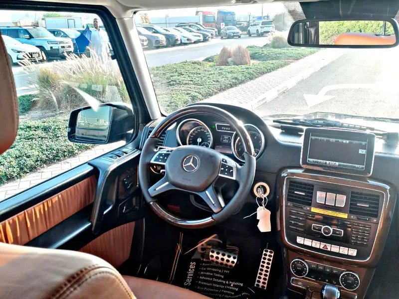 2014 Mercedes-Benz G-Class G 550 8 Cylinders Petrol Engine Black Brown Wagon Excellent Condition