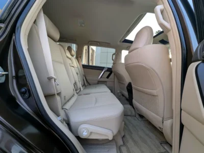2022 Toyota Prado VXR 6 Cylinders Petrol Engine Black Beige SUV GCC Specs Excellent Condition