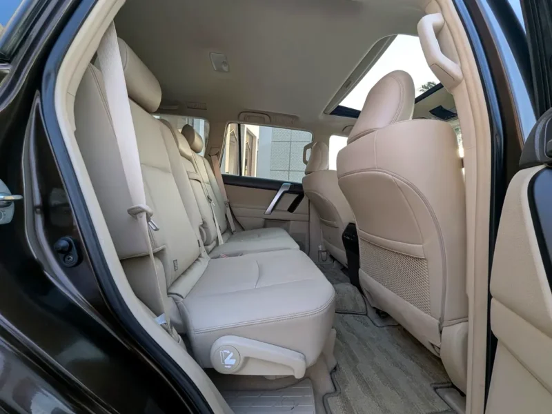 2022 Toyota Prado VXR 6 Cylinders Petrol Engine Black Beige SUV GCC Specs Excellent Condition