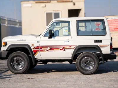 2025 Toyota Land Cruiser 70 Series LC 71 LX SWB 4.0L 6 Cylinders Petrol Engine White Tan SUV