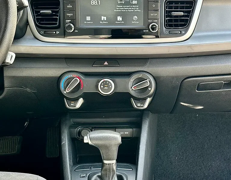 2021 Kia Rio EX 4 Cylinders Petrol Engine Blue Black Sedan GCC Specs Excellent Condition