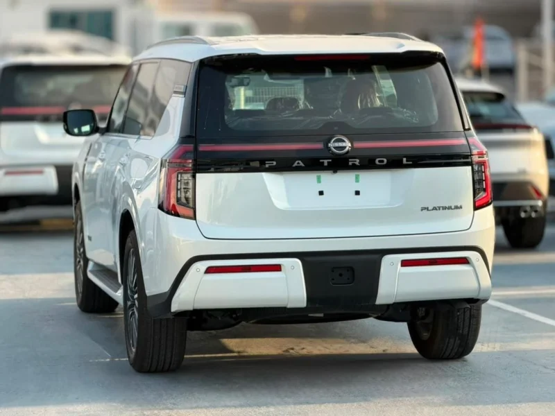 2026 Nissan Patrol LE PLATINUM CITY 3.5L Twin Turbo 6 Cylinders Petrol Engine White Red SUV