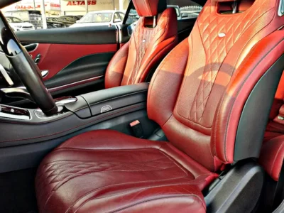 2015 Mercedes-Benz S-Class S 550 8 Cylinders Petrol Engine Black Red Coupe Mint Condition Clean Title
