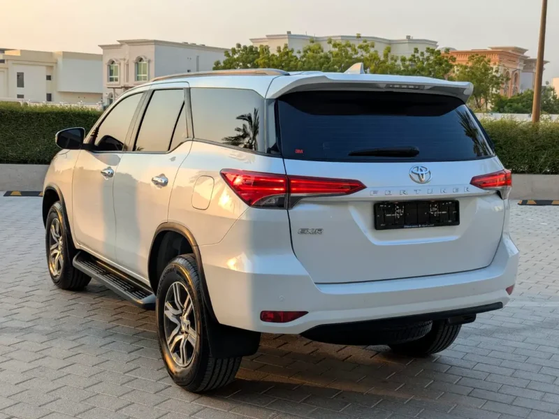 2023 Toyota Fortuner EXR 4 Cylinders Petrol Engine White Beige SUV GCC Specs Excellent Condition
