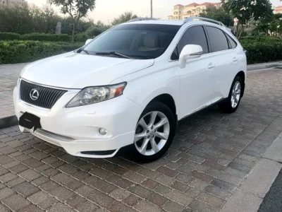 2011 Lexus RX-Series RX 350 Platinum 3.5 Litres V6 Petrol Engine White Beige SUV GCC Specs