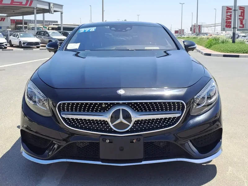 2015 Mercedes-Benz S-Class S 550 8 Cylinders Petrol Engine Black Red Coupe Mint Condition Clean Title