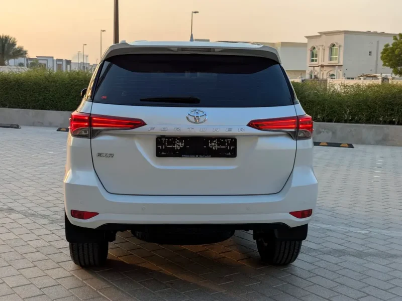 2023 Toyota Fortuner EXR 4 Cylinders Petrol Engine White Beige SUV GCC Specs Excellent Condition