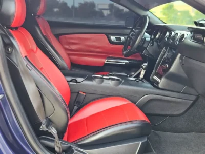 2019 Ford Mustang Ecoboost 2.3L Turbocharged 4 Cylinders Petrol Engine Blue Red Coupe
