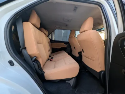2023 Toyota Fortuner EXR 4 Cylinders Petrol Engine White Beige SUV GCC Specs Excellent Condition