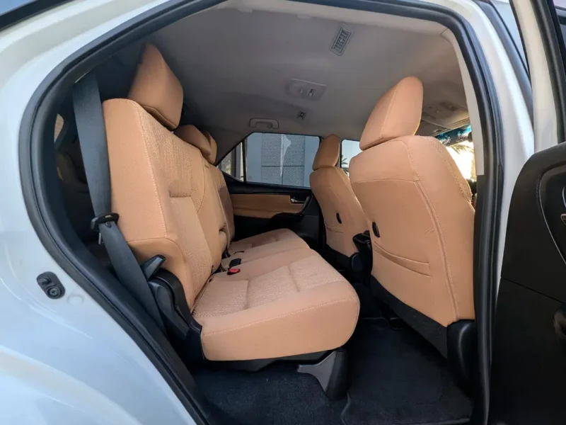2023 Toyota Fortuner EXR 4 Cylinders Petrol Engine White Beige SUV GCC Specs Excellent Condition