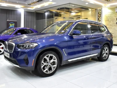 2024 BMW X3 sDrive30i 4 Cylinders Petrol Engine Blue Tan Crossover American Specs