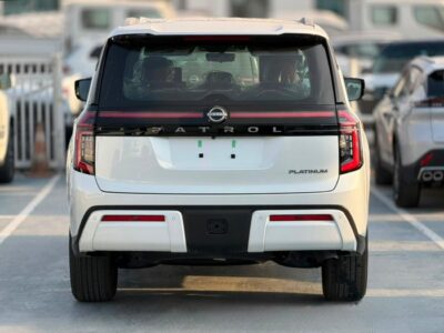 2026 Nissan Patrol LE PLATINUM CITY 3.5L Twin Turbo 6 Cylinders Petrol Engine White Red SUV