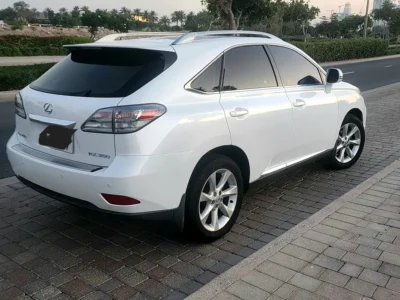 2011 Lexus RX-Series RX 350 Platinum 3.5 Litres V6 Petrol Engine White Beige SUV GCC Specs