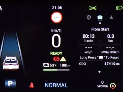 2023 MG MG4 Com 64kWh Electric Vehicle 350 - 450 KM Range Red Grey Hatchback GCC Specs