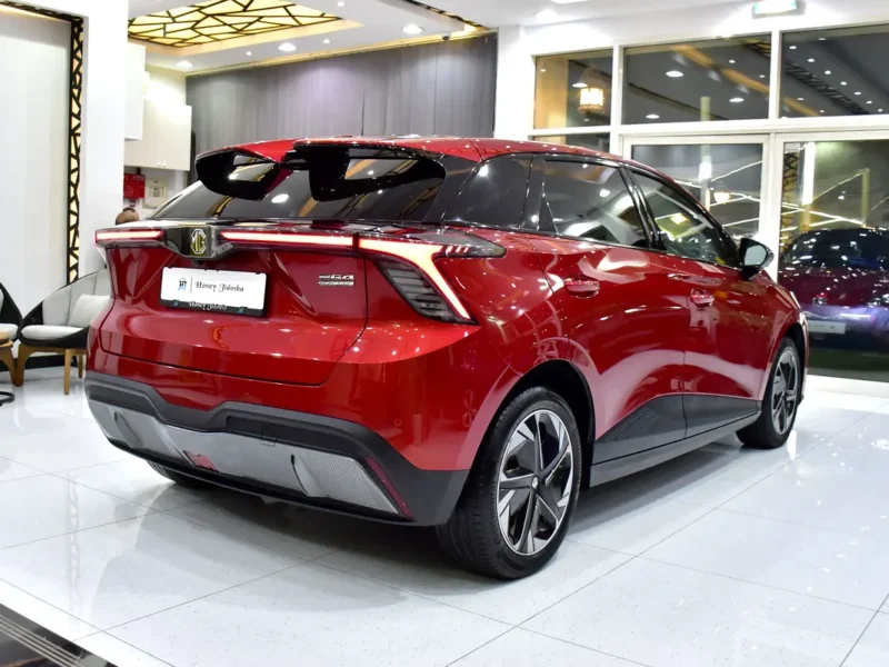 2023 MG MG4 Com 64kWh Electric Vehicle 350 - 450 KM Range Red Grey Hatchback GCC Specs