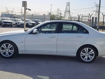 2008 Mercedes-Benz C-Class C250 4 Cylinders Petrol Engine White Black Sedan Pristine Condition