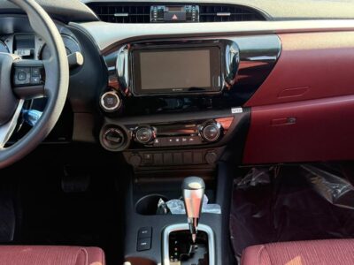 2026 Toyota Hilux SR5 2.7 Litres 4 Cylinders Petrol Engine Black Red Pickup Truck GCC Specs
