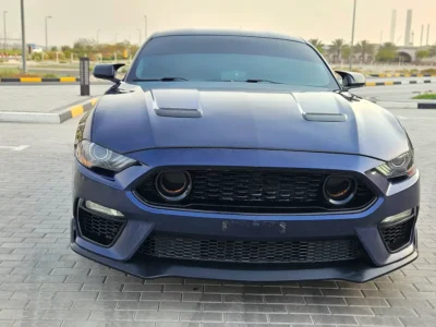 2019 Ford Mustang Ecoboost 2.3L Turbocharged 4 Cylinders Petrol Engine Blue Red Coupe