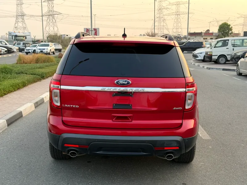 2012 Ford Explorer Limited 6 Cylinders Petrol Engine Red Black SUV Japanese Specs Pristine Condition