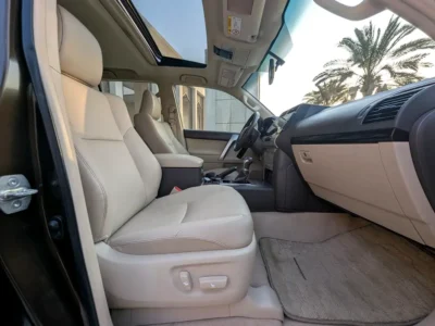 2022 Toyota Prado VXR 6 Cylinders Petrol Engine Black Beige SUV GCC Specs Excellent Condition