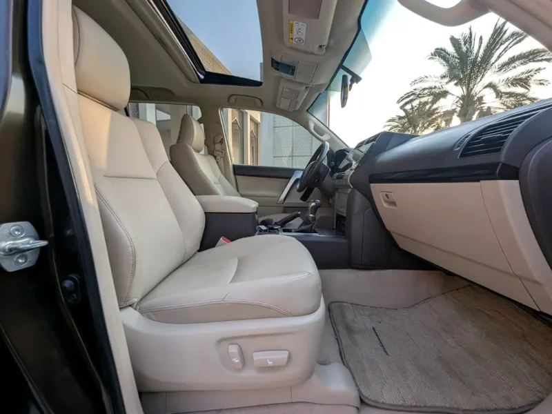 2022 Toyota Prado VXR 6 Cylinders Petrol Engine Black Beige SUV GCC Specs Excellent Condition