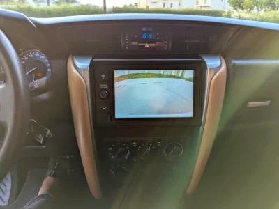 2023 Toyota Fortuner EXR 4 Cylinders Petrol Engine White Beige SUV GCC Specs Excellent Condition