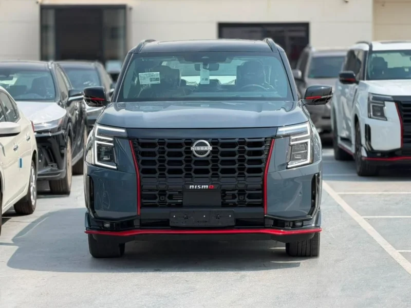 2026 Nissan Patrol NISMO 3.5L Twin Turbo 6 Cylinders Petrol Engine Grey Red SUV GCCC Specs