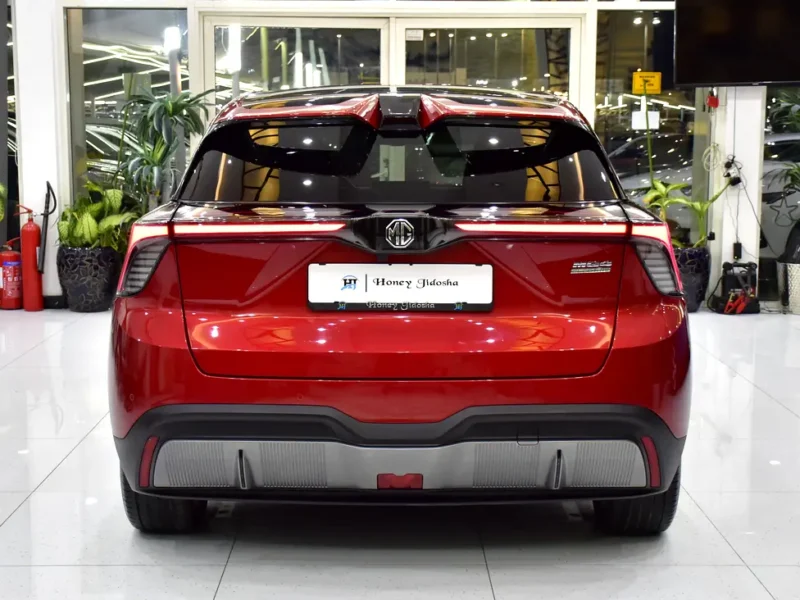 2023 MG MG4 Com 64kWh Electric Vehicle 350 - 450 KM Range Red Grey Hatchback GCC Specs