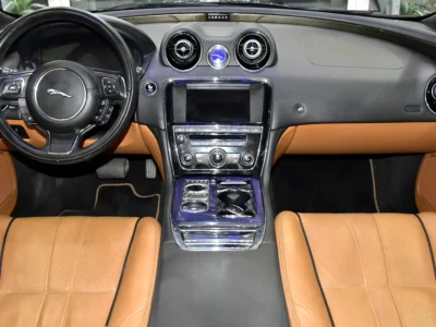 2013 Jaguar XJ Premium Luxury (Lwb) 5.0 Litres 8 Cylinders Petrol Engine Black Tan Sedan GCC