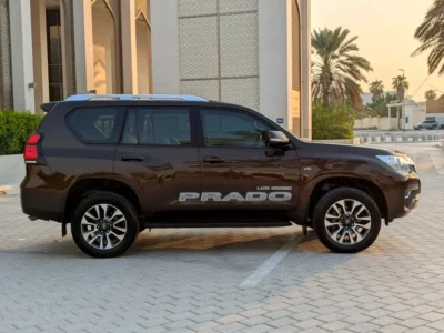 2022 Toyota Prado VXR 6 Cylinders Petrol Engine Black Beige SUV GCC Specs Excellent Condition