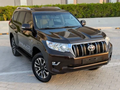 2022 Toyota Prado VXR 6 Cylinders Petrol Engine Black Beige SUV GCC Specs Excellent Condition