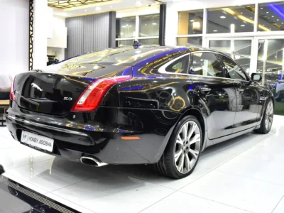 2013 Jaguar XJ Premium Luxury (Lwb) 5.0 Litres 8 Cylinders Petrol Engine Black Tan Sedan GCC
