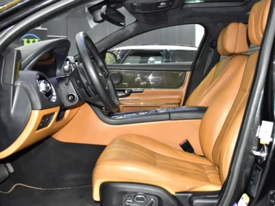 2013 Jaguar XJ Premium Luxury (Lwb) 5.0 Litres 8 Cylinders Petrol Engine Black Tan Sedan GCC