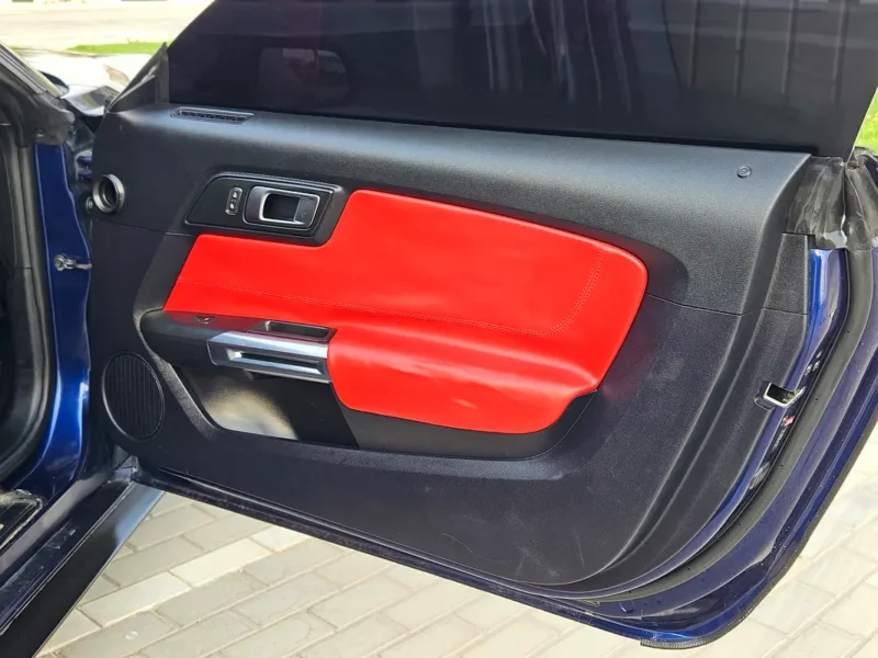 2019 Ford Mustang Ecoboost 2.3L Turbocharged 4 Cylinders Petrol Engine Blue Red Coupe
